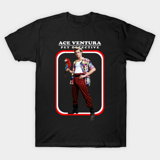 Ace Ventura Pet Detective Retro T-Shirt by Double D  